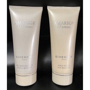 Amarige D'Amour By Givenchy Silk Body Veil & Gentle Bath Gel 3.3oz/100 ml NEW!